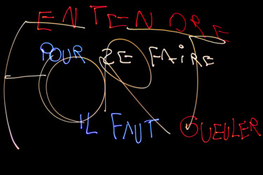 Photography titled "bleu-blanc-Rouge-1-…" by Bruno Mesrine, Original Artwork, Light Painting