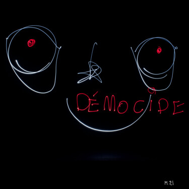 Photography titled "Sourire" by Bruno Mesrine, Original Artwork, Light Painting