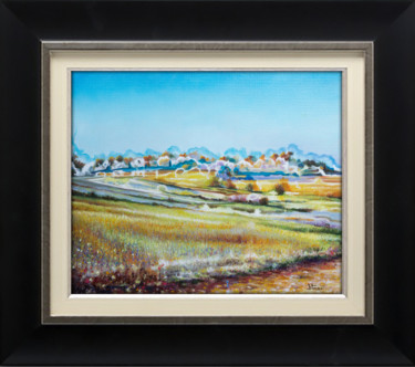 Painting titled "Campagne 01" by Bruno Mondot, Original Artwork, Oil