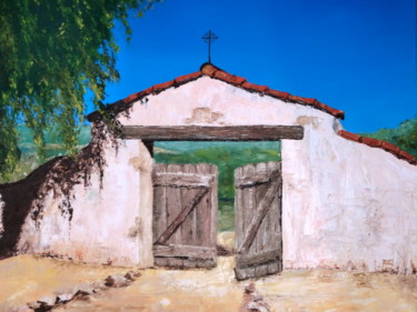Peinture intitulée "Mission San Miguel…" par Bruno Nuevo, Œuvre d'art originale, Huile