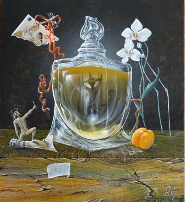 Peinture intitulée "LUXURE" par Bruno Thoret, Œuvre d'art originale, Huile