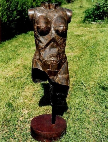 Sculpture intitulée "archeo acier" par Bruno Prelat, Œuvre d'art originale