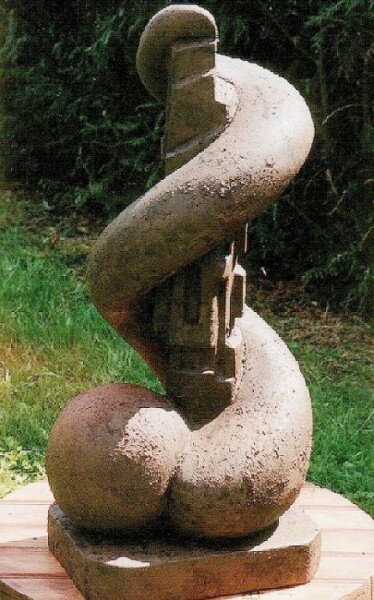 Sculpture intitulée "étreinte fatale" par Bruno Prelat, Œuvre d'art originale