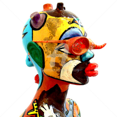 Sculpture titled "Gsal" by Bruno Antony-Thouret (bruno antony), Original Artwork, Mixed Media