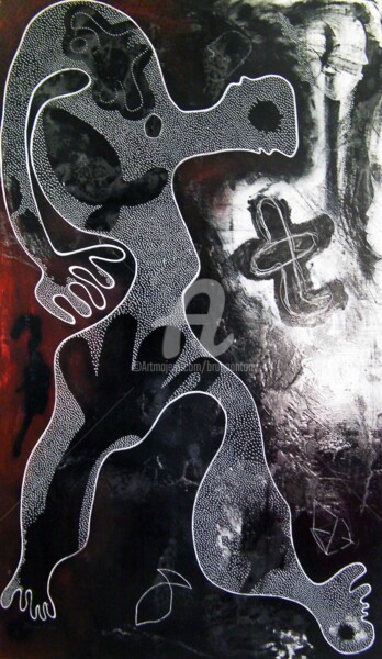 Painting titled "Ma liberté" by Bruno Antony-Thouret (bruno antony), Original Artwork, Acrylic