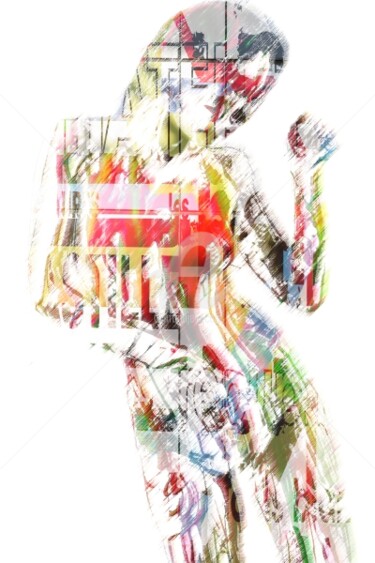 Photography titled "BODYGRAPH" by Younobo, Original Artwork, Digital Photography