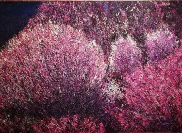 Painting titled "In rosa" by Bruno Caputo, Original Artwork, Acrylic