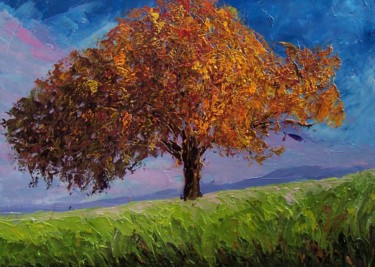 Pittura intitolato "Colori d'autunno" da Bruno Caputo, Opera d'arte originale, Acrilico