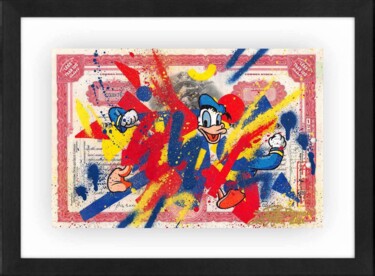 Pintura intitulada "Donald X Picasso" por Brunograffer, Obras de arte originais, Acrílico