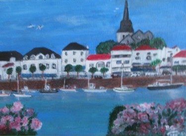 Painting titled "St Gilles- Croix de…" by Bruno Grégory (BG), Original Artwork, Acrylic