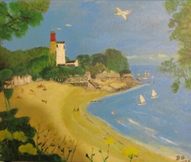 Malerei mit dem Titel "Vendée 85 - l' anse…" von Bruno Grégory (BG), Original-Kunstwerk, Acryl