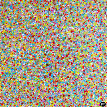 Peinture intitulée "Confettis 3" par Bruno Guévenoux, Œuvre d'art originale, Acrylique