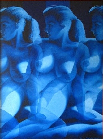Pintura intitulada ""Anita, Anita, Anit…" por Bruno Steinbach, Obras de arte originais