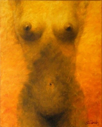 Pintura intitulada ""Sem Título" ." por Bruno Steinbach, Obras de arte originais, Óleo