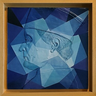 Painting titled "L'urbinate" by Bruscella & Capece, Original Artwork, Acrylic Mounted on Wood Stretcher frame