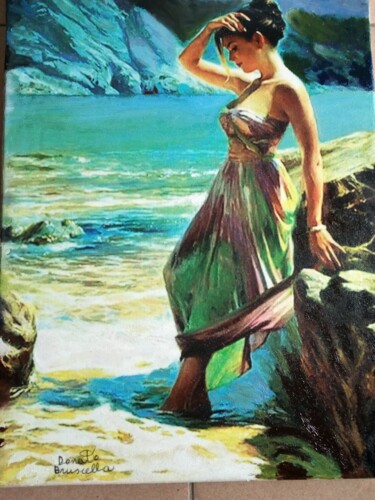 Painting titled "Ara" by Bruscella Donato, Original Artwork, Oil