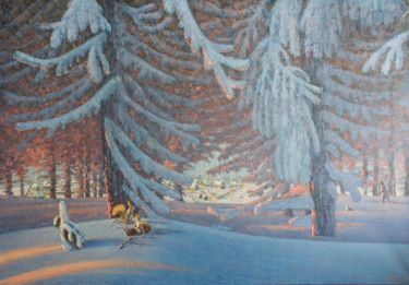 Картина под названием "Ортон" - Anatoliy Bryzgunov, Подлинное произведение искусства, Масло Установлен на Деревянная рама дл…