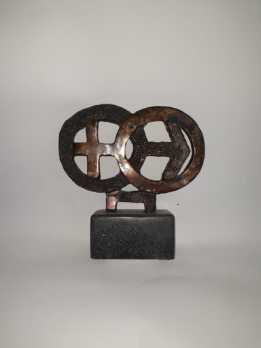 Skulptur mit dem Titel "Unity" von Bulent Savkin, Original-Kunstwerk, Bronze