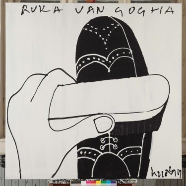 Painting titled "VAN GOGHS HAND-RUKA…" by Bucan, Original Artwork, Oil