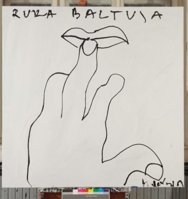 Painting titled "BALTUS HAND-RUKA BA…" by Bucan, Original Artwork, Oil