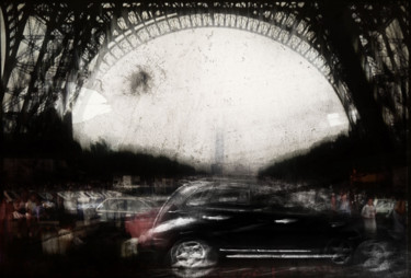 Fotografia intitolato "Sotto Eiffel" da Budano Lino, Opera d'arte originale