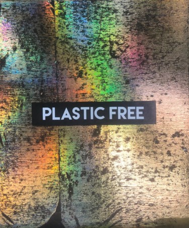 The Icon 'Plastic free' Коллажи под названием "The Icon 'Plastic f…" - Maria Buduchikh, Подлинное произведение искусства, ксилография
