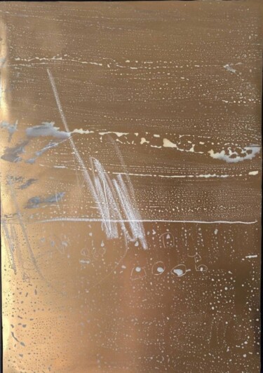 Картина под названием "Gold abstract canva…" - Maria Buduchikh, Подлинное произведение искусства, Акрил