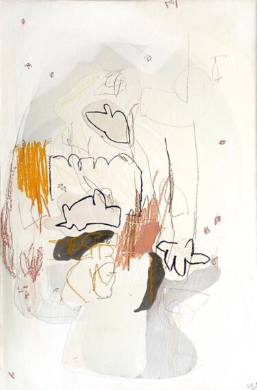 Картина под названием "Modern abstract art…" - Maria Buduchikh, Подлинное произведение искусства, Акрил