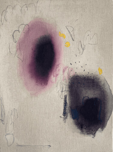 Pintura titulada "Abstract "Berry mix…" por Maria Buduchikh, Obra de arte original, Pastel
