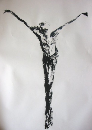 「"Cristo"」というタイトルの絵画 Roxanne Buesoによって, オリジナルのアートワーク