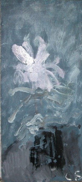 Картина под названием "Белая лилия" - Сергей Бугровский, Подлинное произведение искусства