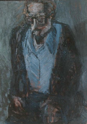 Картина под названием "Портрет поэта Серге…" - Сергей Бугровский, Подлинное произведение искусства