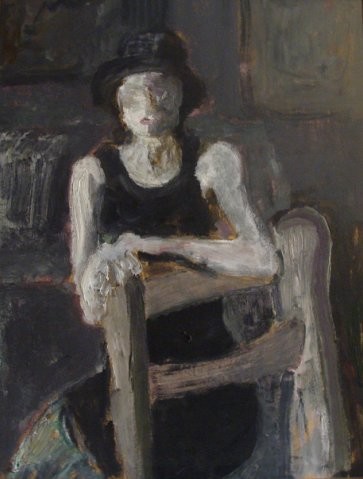 Картина под названием "Женский портрет (Ир…" - Сергей Бугровский, Подлинное произведение искусства