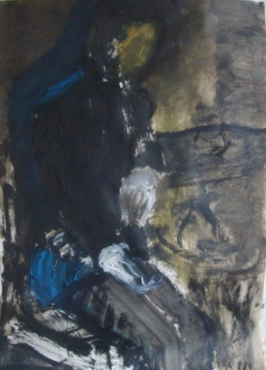 Картина под названием "Портрет Анастасии.…" - Сергей Бугровский, Подлинное произведение искусства