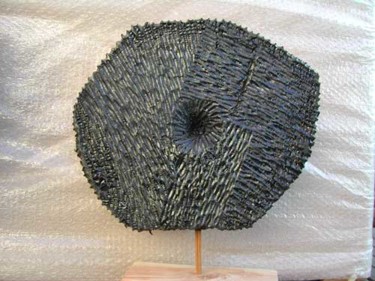 Skulptur mit dem Titel "yin yang" von Alain Buisson, Original-Kunstwerk