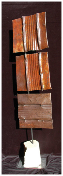 Sculpture titled "Pieces 03" by Alain Buisson, Original Artwork