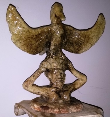 Sculpture intitulée "Simbiosi" par Buissonnières, Œuvre d'art originale, Céramique