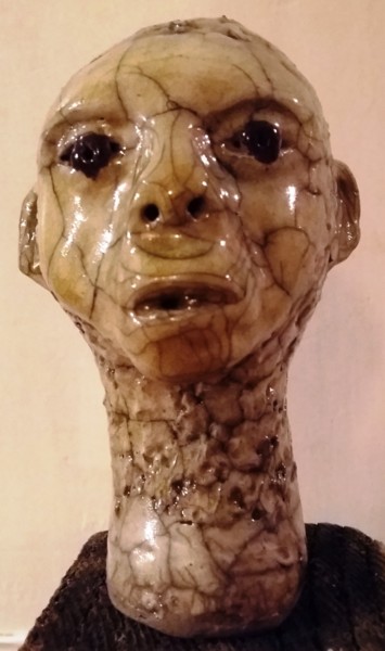 Sculpture intitulée "Lucy Hominida" par Buissonnières, Œuvre d'art originale, Céramique