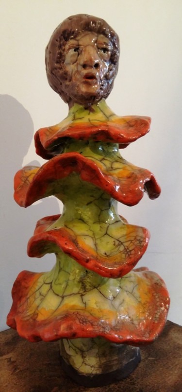 Sculpture intitulée "Métamorphose" par Buissonnières, Œuvre d'art originale, Céramique