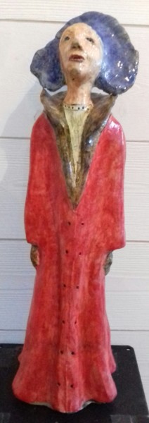 Sculptuur getiteld "Princesse Irulan Co…" door Buissonnières, Origineel Kunstwerk, Keramiek