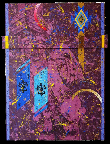 Ζωγραφική με τίτλο "Anges Fidéles" από Bülent Ilim, Αυθεντικά έργα τέχνης, Ακρυλικό