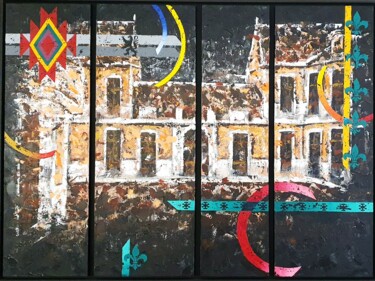 Painting titled "Cœur De Ville (Coll…" by Bülent Ilim, Original Artwork, Acrylic