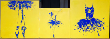 Malerei mit dem Titel "The magic of ballet" von Veronika Bulgakova, Original-Kunstwerk, Öl