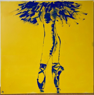 Peinture intitulée "Ballet legs" par Veronika Bulgakova, Œuvre d'art originale, Huile