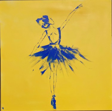 Malerei mit dem Titel "Ballerina" von Veronika Bulgakova, Original-Kunstwerk, Öl