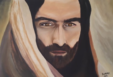 Pintura intitulada "O Senhor da Paz.jpg" por Leonardo Bulhões, Obras de arte originais, Óleo