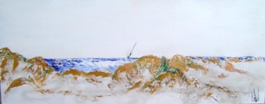 Peinture intitulée "Vague de dunes à La…" par Laurent Buntinx, Œuvre d'art originale