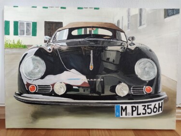 Dessin intitulée "Porsche 911 (commis…" par Burak Aslan, Œuvre d'art originale, Acrylique