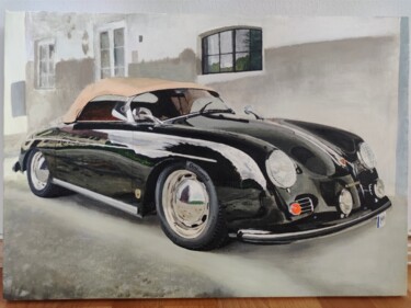 Desenho intitulada "Porsche 911 (commis…" por Burak Aslan, Obras de arte originais, Acrílico