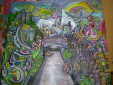 Pintura titulada "Puente Loreto" por Paulabs, Obra de arte original, Otro